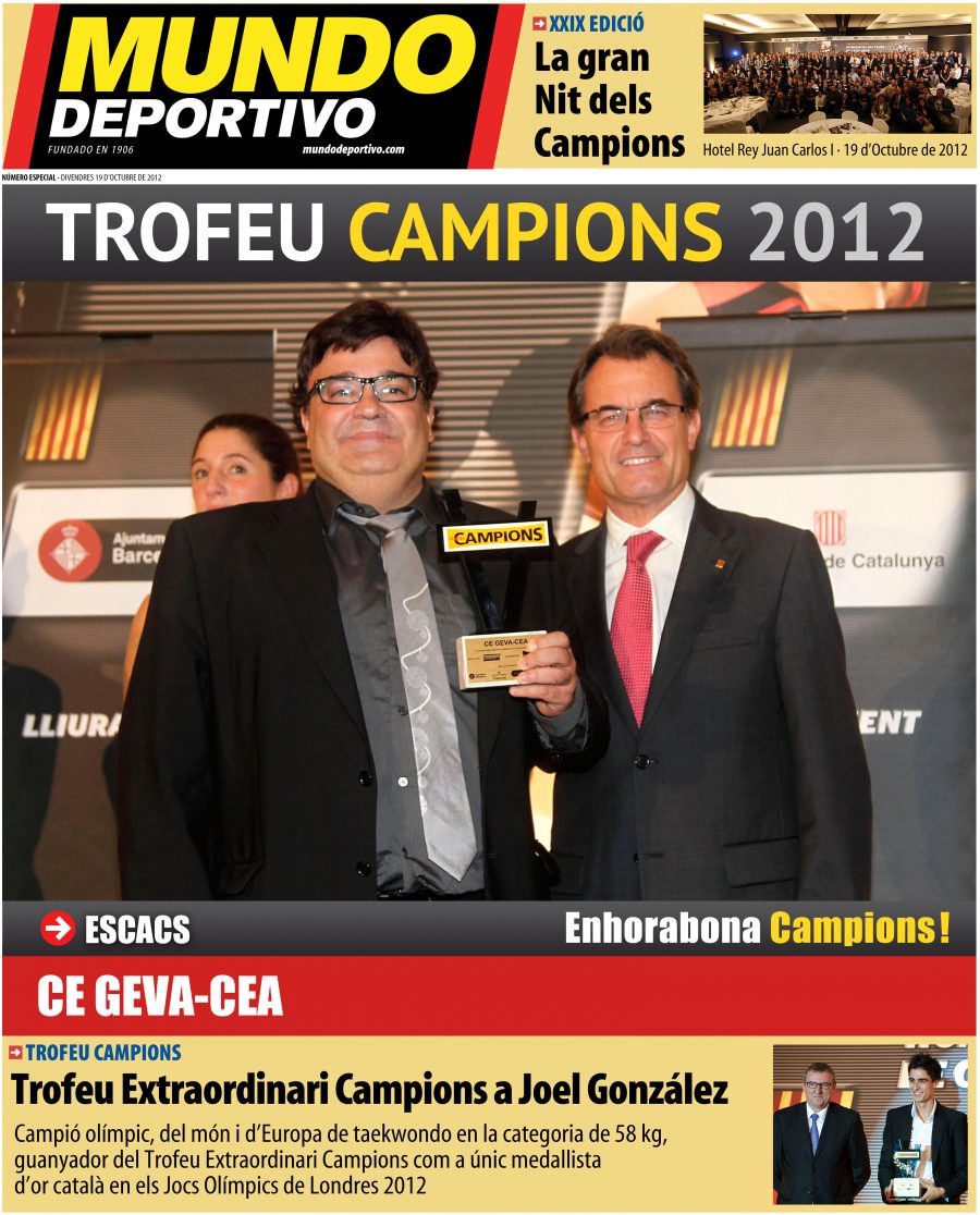 Premis Mundo Deportivo 2012