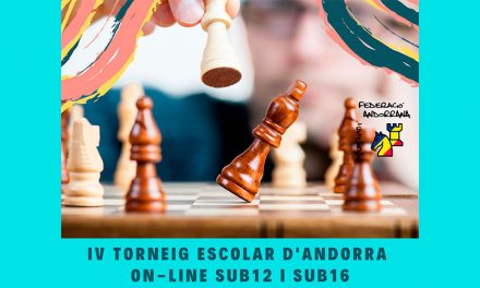 IV Torneig Escolar d’Andorra sub12 i sub16 on-line