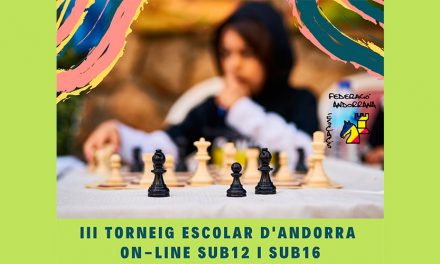 III Torneig Escolar d’Andorra sub12 i sub16 on-line