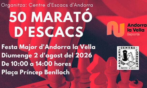 Marató d’Escacs d’Andorra 2026 – Bases